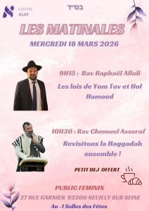 Les matinales féminines ! Tous les mercredis